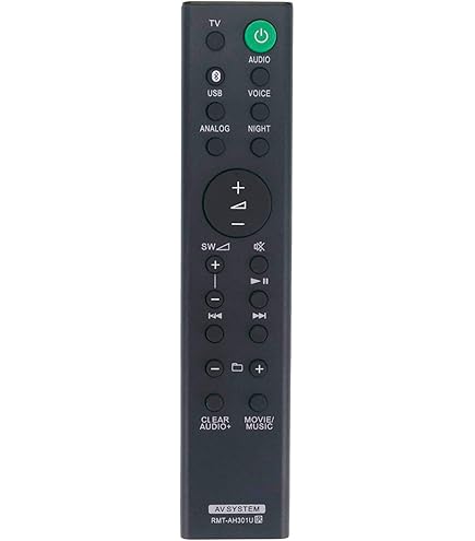Amazon.com: RMT-AH301U Soundbar Replacement Remote Control